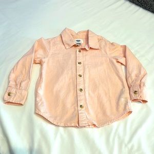 Salmon Long Sleeve Button Down